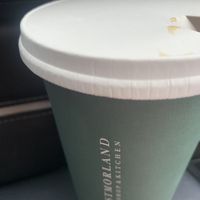 Iced oat milk latte  at Rheged in Penrith