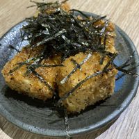 Fried tofu at Hǎo Xiǎng Chī Bīng 好想吃冰 - Gongguan in Taipei
