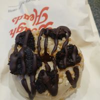 Peanut butter brownie doughnut at Doughheads in Newcastle