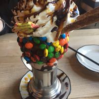 peanut butter shake at Black Tap in Geneva