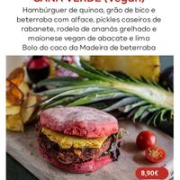 Cana Verde no Menu at Bira dos Namorados in Braga