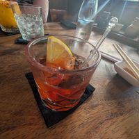Negroni at Yamamoto in Cancun
