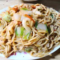 Fried Noodles  at ZīWèi Zhāi SùShí Guǎn in Hsinchu