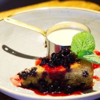 Polenta cake at Salisbury Arms in Edinburgh