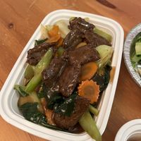 E109 Soy Beef with Mixed Vegetables Chow Mein  at Zen Gardens - Guelph in Guelph