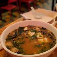 Vegan ramen at Aki Sake Bar & Japanese Kitchen in Panama City