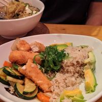 Vegan Buddha bowl at Aki Sake Bar & Japanese Kitchen in Panama City