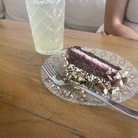 Forest cake with marzipan   at Poslasticarnica Suma in Belgrade