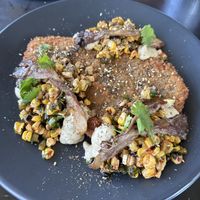 Eggplant schnitzel   at Comune in Columbus