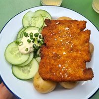 Vegan "Schnitzel" 🌱 at Veganda in Warsaw