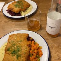 Schnitzel   at Veganda in Warsaw