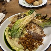 Caesar salad  at Veganda in Warsaw