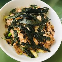 Bowl with tempura at Veganda in Warsaw