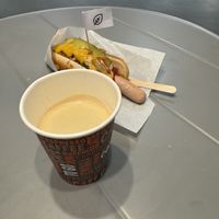 Plant Based Hot Dog and Coffeee  at IKEA in Spreitenbach