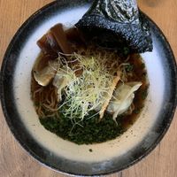 Vegan gyoza at Meso Ramen in Gdansk