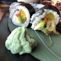 great vegan sushi at Umai Mi in Newcastle Upon Tyne