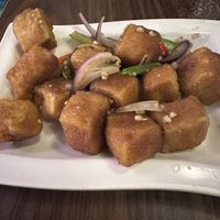 Salt and pepper tofu  at Umai Mi in Newcastle Upon Tyne