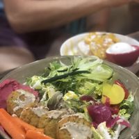 Falafel Bowl at Hammock Juice Station in Barcelona