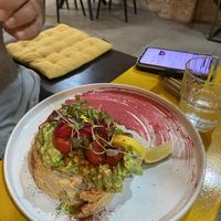 Avocado toast 🥑  at Hammock Juice Station in Barcelona