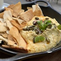 Hummus   at Hammock Juice Station in Barcelona