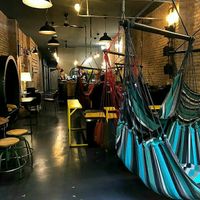 nice interior at Hammock Juice Station in Barcelona