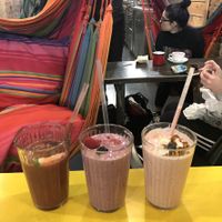 Smoothies at Hammock Juice Station in Barcelona