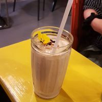 Vegan Banana and peanut butter smoothie! ❤️ at Hammock Juice Station in Barcelona