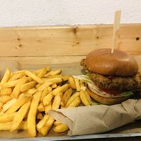 Buffalo burger at Take A Veg in Dublin