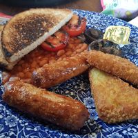 Vegan breakfast at The Five Swans in Newcastle Upon Tyne