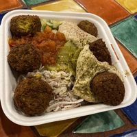 Falafel bowl at Za'atar in Bellingen