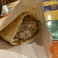 Falafel wrap  at Za'atar in Bellingen