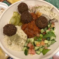 Felafel bowl    at Za'atar in Bellingen