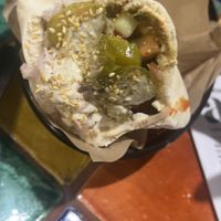 Vegan Falafel pita pocket  at Za'atar in Bellingen