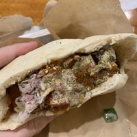 Falafel pita  at Za'atar in Bellingen