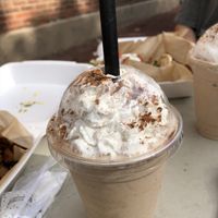 Pumpkin spice milkshake - amazing!!! at VegOut in Bethlehem