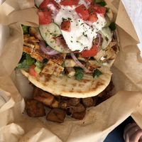 Chicken gyro at VegOut in Bethlehem