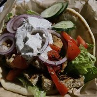 “Chicken” gyro at VegOut in Bethlehem