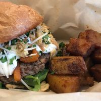 Truffle Burger   at VegOut in Bethlehem
