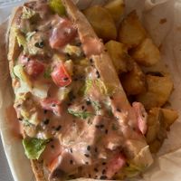 Big Mac Hoagie with GF bun  at VegOut in Bethlehem