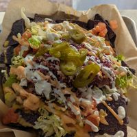 Nachos at VegOut in Bethlehem