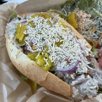 Chopped Hoagie w/kale salad 🤤  at VegOut in Bethlehem