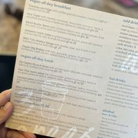 2026 Menu  at 63 Degrees in Geelong West