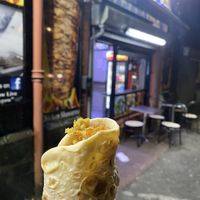 Post fitba wrap  at Shawarma King in Glasgow