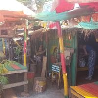 The bar  at Reggae Bar and Restaurant in Banlung