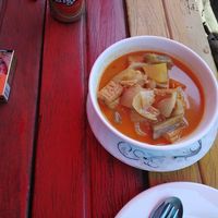 Vegetarian curry tofu  at Reggae Bar and Restaurant in Banlung