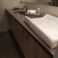 Bathroom at Five Diner in Nuremberg