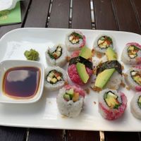 sushi mix at Vegan Village in Hannover