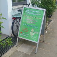 sign at Vegan Village in Hannover