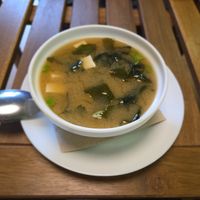 Miso-Suppe at Vegan Village in Hannover