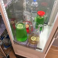 Drinks selection at Vegan Village in Hannover